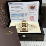 Patek Philippe Best Replica Watch Nautilus 5711 Gold Wrapped Brown Dial 3K Factory 40mm - Image 9