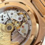 Patek Philippe Nautilus 5711 Rose Gold Replica Watches Brown Dial Metal Wire BBF Factory 40mm - Image 10