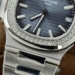 Patek Philippe Nautilus 5711 Blue Dial Copies Watch Diamonds Natual Custom 40mm - Image 6