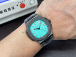 Patek Philippe Super Clone Watches Nautilus 5711 Diw Carbon Tiffany Dial Men-s 40mm - Image 9