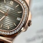 Patek Philippe Best Replica Watch Nautilus 5711 Gold Wrapped & Moissanite Diamonds Custom 40mm - Image 6