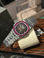 Patek Philippe Nautilus 5711 Replica 11 Watch Bezel Ruby Red 40mm - Image 4