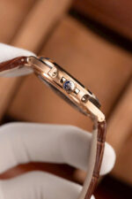 Patek Philippe Nautilus 5711R Best Fake Watches Gray Dial Leather Strap BBF Factory 40mm - Image 9