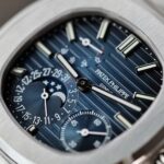 Patek Philippe Nautilus 5712 Imitation Watches Blue Dial Engraving Machine PPF Factory 40mm - Image 4