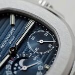 Patek Philippe Nautilus 5712 Imitation Watches Blue Dial Engraving Machine PPF Factory 40mm - Image 5