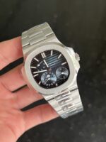 Patek Philippe Replica 1:1 Watch Nautilus 5712 Blue Black Dial GRF 40mm - Image 2