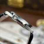 Patek Philippe Nautilus 5712 Knock Off Watches Blue Dial Leather Strap Engraving Machine PPF Factory 40mm - Image 8