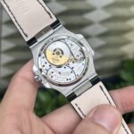 Patek Philippe Nautilus 5712 Replica Watch Leather Strap GRF 40mm - Image 6