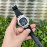 Patek Philippe Nautilus 5712 Replica Watch Leather Strap GRF 40mm - Image 3