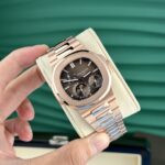 Patek Philippe Nautilus 5712R Custom Gold Wrapped Refined Movement 40mm - Image 4
