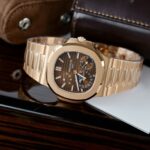 Patek Philippe Nautilus 5712R Replica Watches Brown Dial Engraving Machine PPF Factory 40mm - Image 3