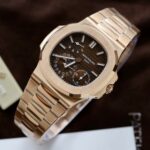 Patek Philippe Nautilus 5712R Replica Watches Brown Dial Engraving Machine PPF Factory 40mm - Image 2