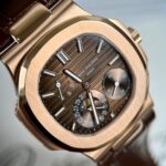 Patek Philippe Replica Watch Nautilus 5712R Chocolate Dial Gold Wrapped 40mm - Image 4