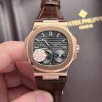 Patek Philippe Replica Watch Nautilus 5712R Brown Leather Strap GR Factory 40mm
