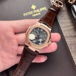 Patek Philippe Replica Watch Nautilus 5712R Brown Leather Strap GR Factory 40mm - Image 3
