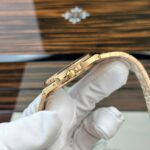 Patek Philippe Nautilus 5712R Imitation Watches Gray Dial Metal Wire Engraving Machine PPF Factory 40mm - Image 5