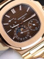 Patek Philippe Nautilus 5712R Replica Watch Dial Brown PPF Factory 40mm - Image 7