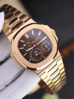 Patek Philippe Nautilus 5712R Replica Watch Dial Brown PPF Factory 40mm - Image 3