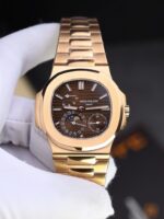 Patek Philippe Nautilus 5712R Replica Watch Dial Brown PPF Factory 40mm - Image 2