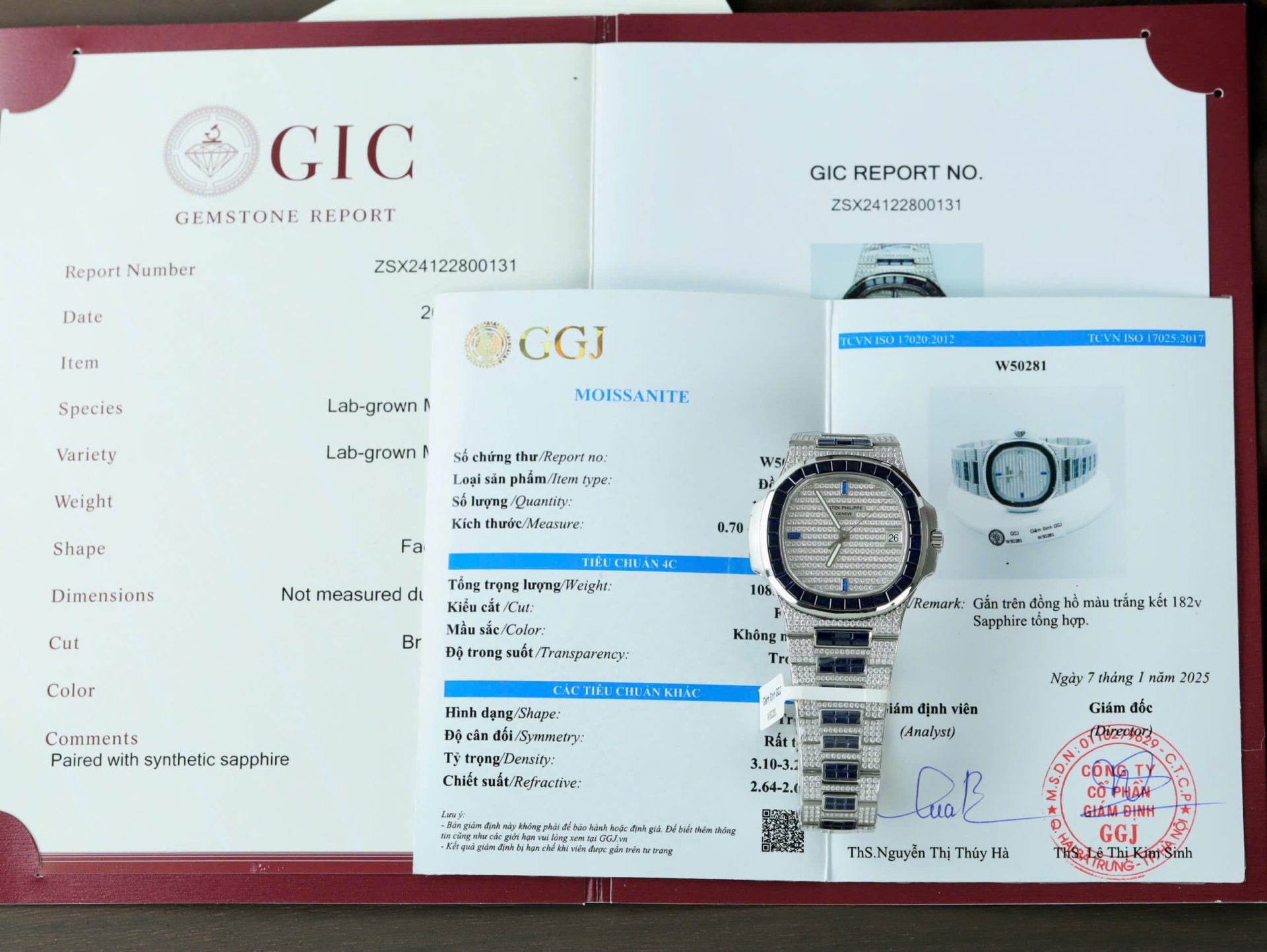 Dong-Ho-Patek-Philippe-Nautilus-5719-Che-Tac-Dinh-Moissanite-Sapphire-Baguette-40mm-1.jpg Patek Philippe Nautilus 5719 Best Copies Watch Diamonds Moissanite & Sapphire Baguette Custom 40mm - Image 1