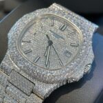 Patek Philippe Best Fake Watches Nautilus 5719 Full CZ 40mm - Image 3