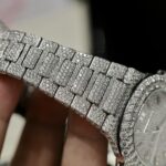 Patek Philippe Best Replica Watch Nautilus 5719 Custom Full Moissanite Diamonds 40mm - Image 6