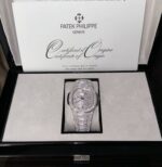 Patek Philippe Nautilus 5719 Best Replica Watch Custom Full Moissanite Diamonds 40mm - Image 3