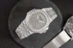 Patek Philippe Clone Watch Nautilus 5719 Full Diamonds Baguette 40mm - Image 3