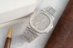 Patek Philippe Clone Watch Nautilus 5719 Full Diamonds Baguette 40mm - Image 4