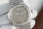 Patek Philippe Clone Watch Nautilus 5719 Full Diamonds Baguette 40mm - Image 5