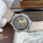 Patek Philippe Nautilus 5722 Replica Watch Grey Dial With Baguette PPF Factory 40mm - Image 8