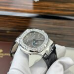 Patek Philippe Nautilus 5722 Replica Watch Grey Dial With Baguette PPF Factory 40mm - Image 5