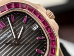 Patek Philippe Nautilus 5723 Replica Watch Gold Wrapped With Red Ruby 40mm - Image 6