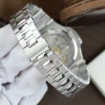 Patek Philippe Nautilus 5723 Gray Dial Replica Watches Diamonds Moissanite Baguette Custom 40mm - Image 9
