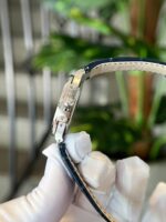 Patek Philippe Replica Watch Nautilus 5724 Custom Moissanite Diamonds Leather Strap 40mm - Image 6