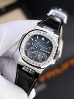 Patek Philippe Nautilus 5724 Blue Dial Replica Watch Full Function PPF Factory 40mm - Image 2