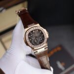 Patek Philippe Nautilus 5724 Rose Gold Replica Watch Full Function PPF Factory 40mm