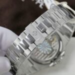 Patek Philippe Nautilus 5724G Refined Dial Copies Watch Custom Diamonds Moissanite Baguette 40mm - Image 11