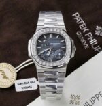 Patek Philippe Nautilus 5724G Refined Dial Copies Watch Custom Diamonds Moissanite Baguette 40mm - Image 2