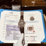 Patek Philippe Nautilus 5724R Gold Wrapped Moissanite Diamond Replica Watch 40mm