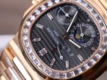 Patek Philippe Nautilus 5724R Replica Watch Custom Gold Wrapped GR Factory 40mm - Image 7