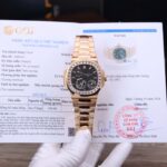 Patek Philippe Nautilus 5724R Replica Watch Custom Gold Wrapped GR Factory 40mm
