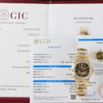 Patek Philippe Nautilus 5724R Brown Dial Imitation Watches Remake 18K Gold Wrapped + Diamonds Moissanite Baguette PPF Factory 40mm