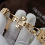 Patek Philippe Nautilus 5724R Gray Dial Replica Watch Gold Wrapped + Moissanite Diamonds PPF 40mm - Image 12