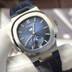 Patek Philippe Best Replica Watch Nautilus 5726G Blue Leather Strap PPF 40.5mm - Image 3