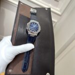 Patek Philippe Best Replica Watch Nautilus 5726G Blue Leather Strap PPF 40.5mm