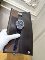 Patek Philippe Best Replica Watch Nautilus 5726G Blue Leather Strap PPF 40.5mm