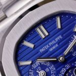 Patek Philippe Nautilus 5740 Copies Watch Men Blue Dial Metal Wire 40mm - Image 5