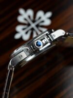 Patek Philippe Nautilus 5740 Knock Off Watches Gray Dial Automatic Movement Leather Strap 40mm - Image 7