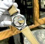 Patek Philippe Nautilus 5740G Replica Watches Blue Dial Leather Strap TWS Factory 40mm - Image 7
